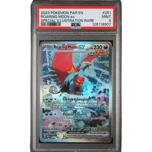 (PAR) Roaring Moon ex #251 PSA 9 Mint