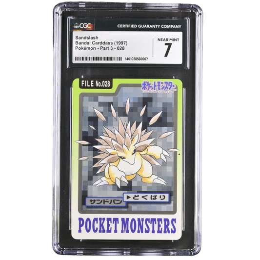 Bandai Carddass Part 3 Sandslash #028 CGC 7 Near Mint