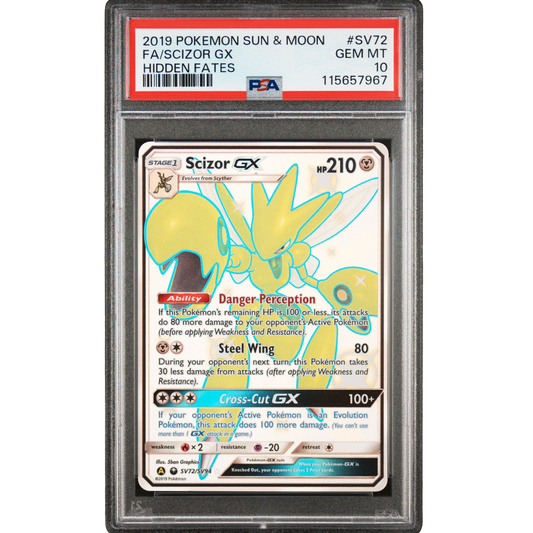 (HF) Scizor GX #SV72 PSA 10 Gem MT