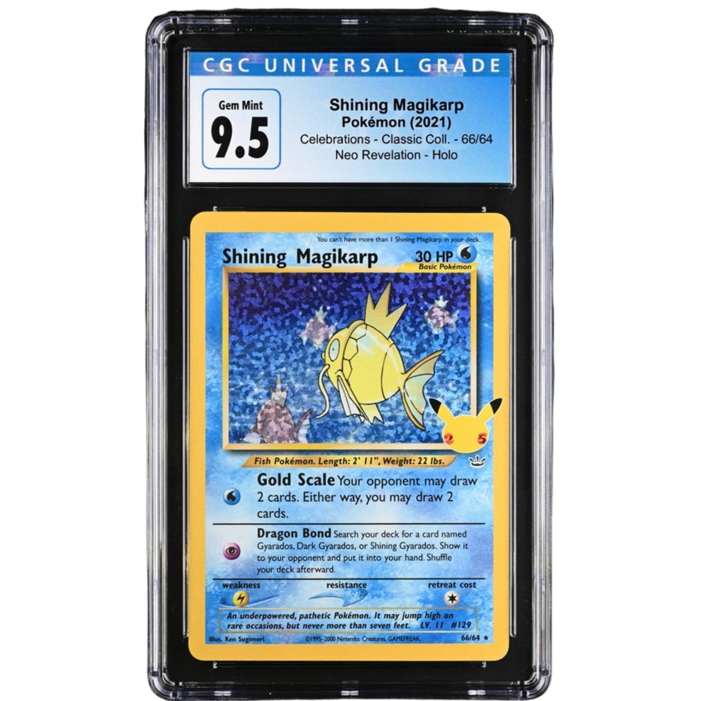 (CCC) Shining Magikarp #66 CGC 9.5 Gem Mint