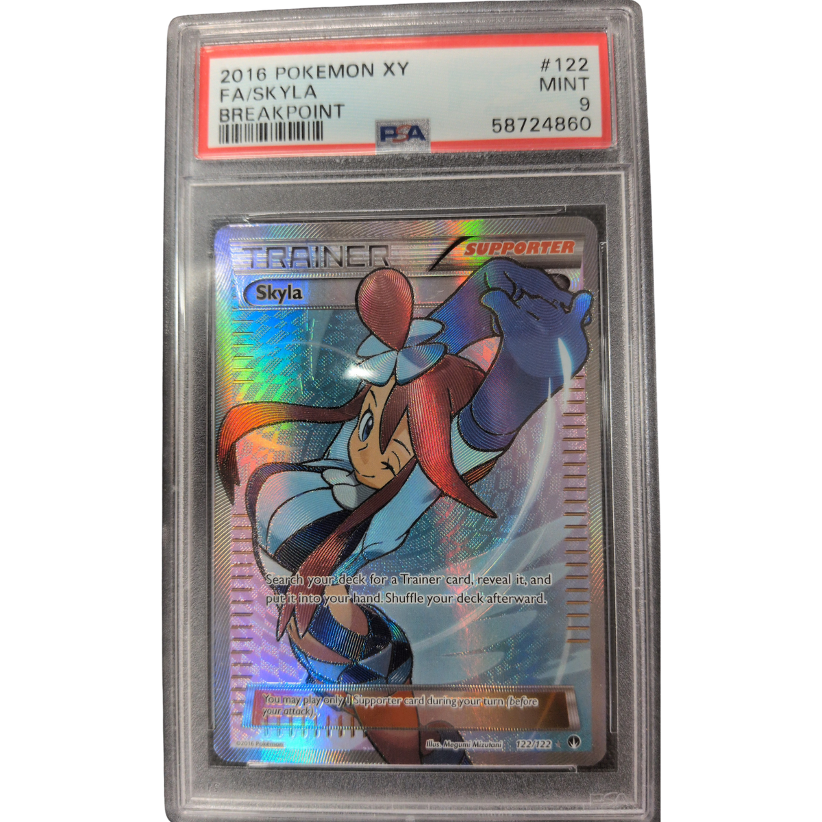 (BKP) Skyla Full Art Trainer #122 PSA 9 Mint
