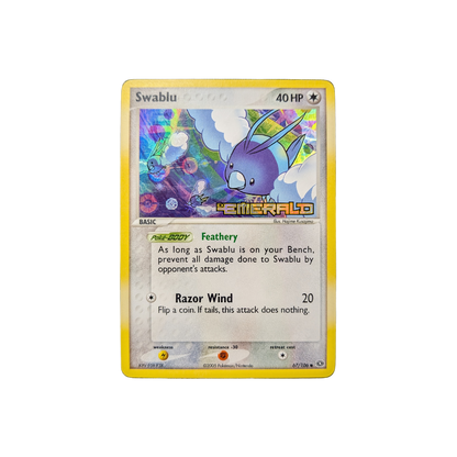 (Emerald) Swablu Reverse Holofoil #67/106 NM
