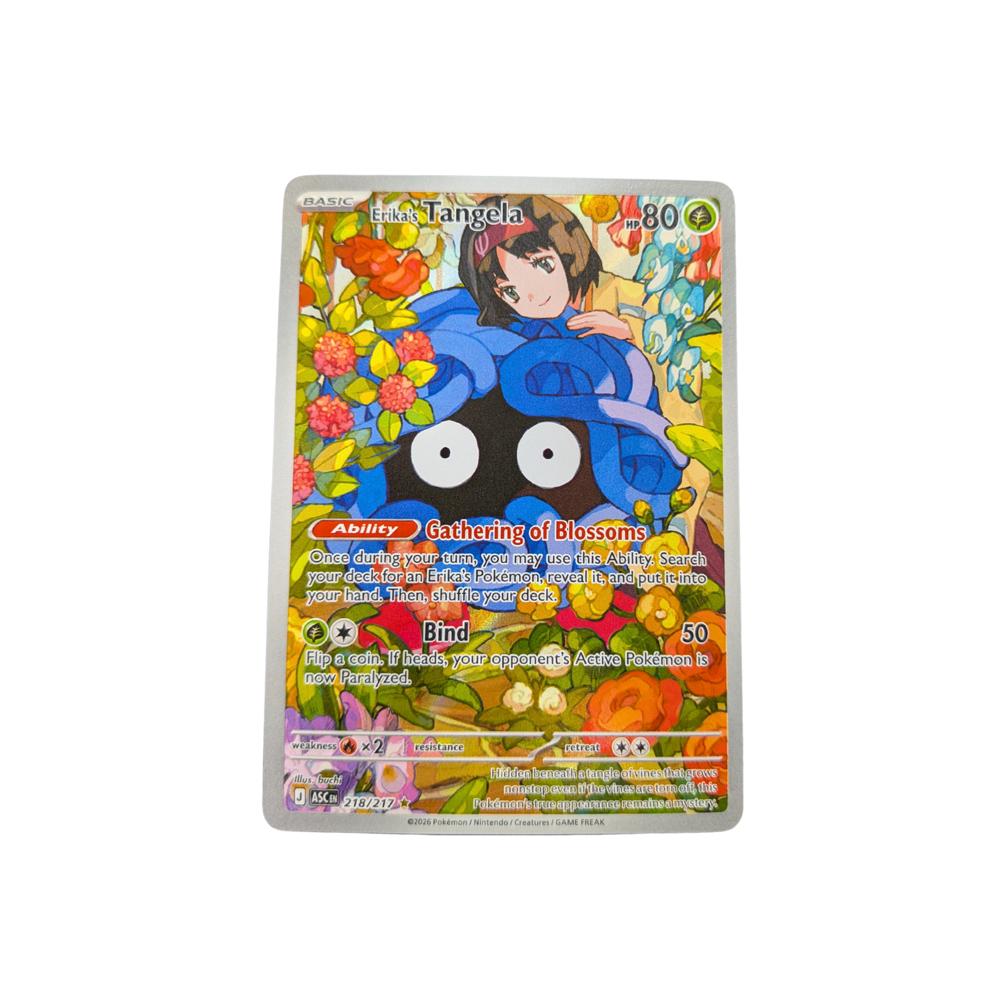 (Ascended Heroes) Erika's Tangela IR 218/217 - NM