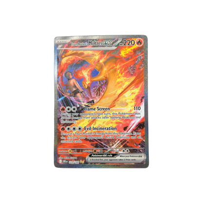 (DRI) Team Rocket's Moltres EX #229/182 NM