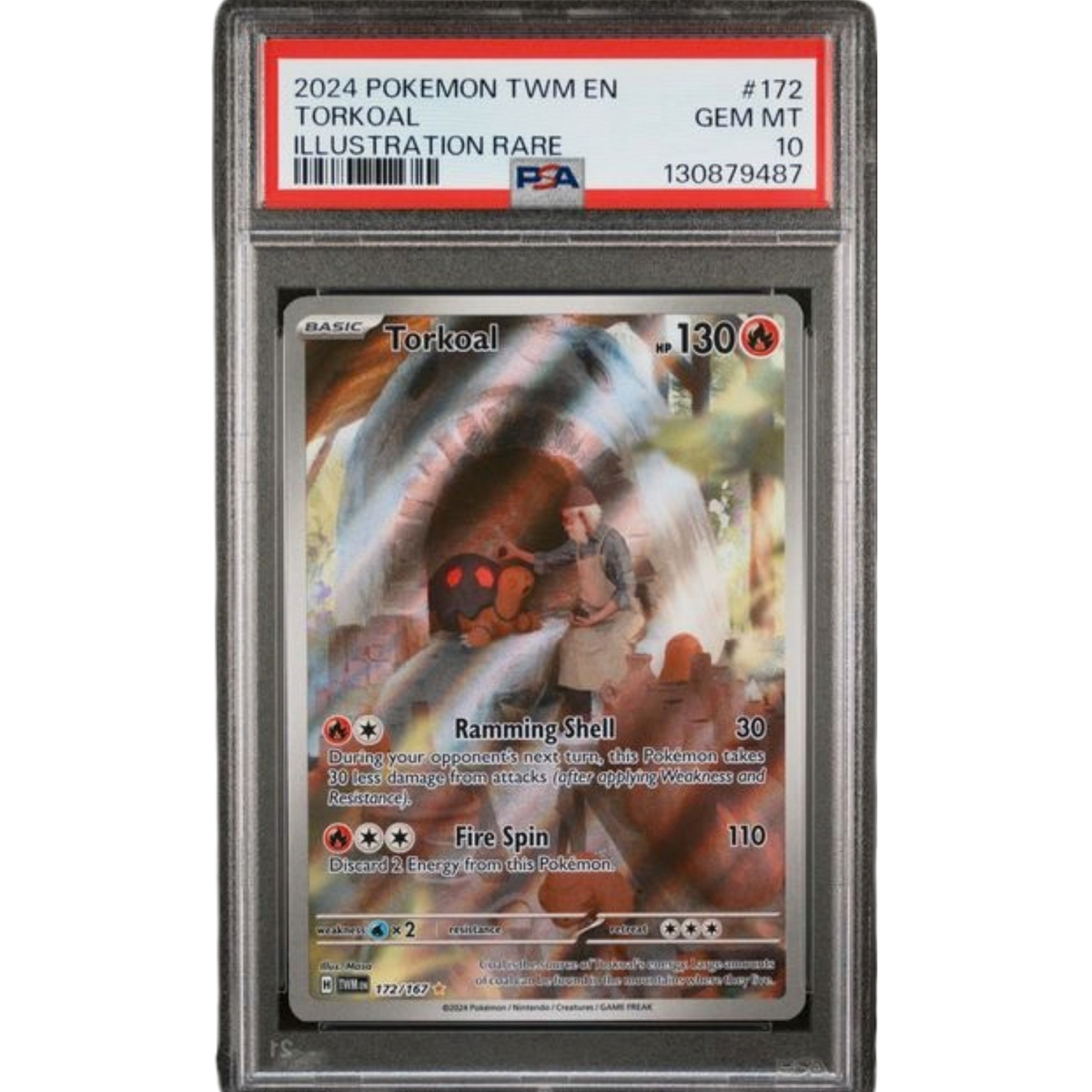 (TWM) Torkoal IR #172 PSA 10 Gem Mint