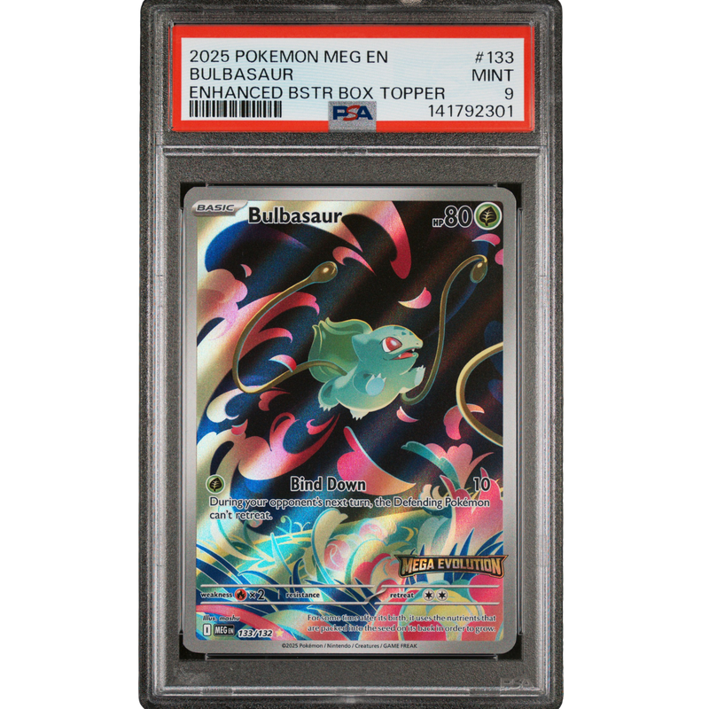 (MEG) Bulbasaur Stamped #133 PSA 9 Mint