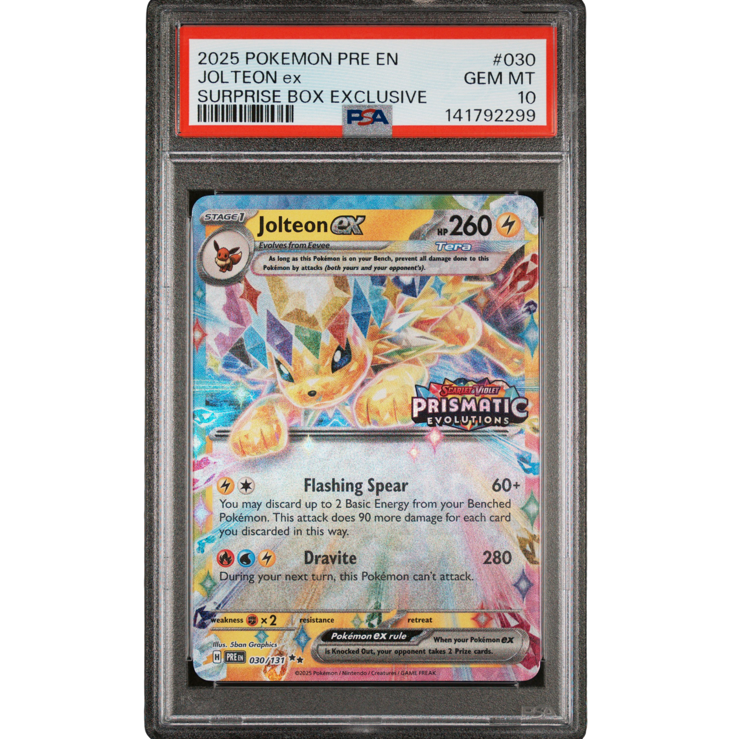 (PRE) Jolteon EX Stamped #030 PSA 10 Gem Mint