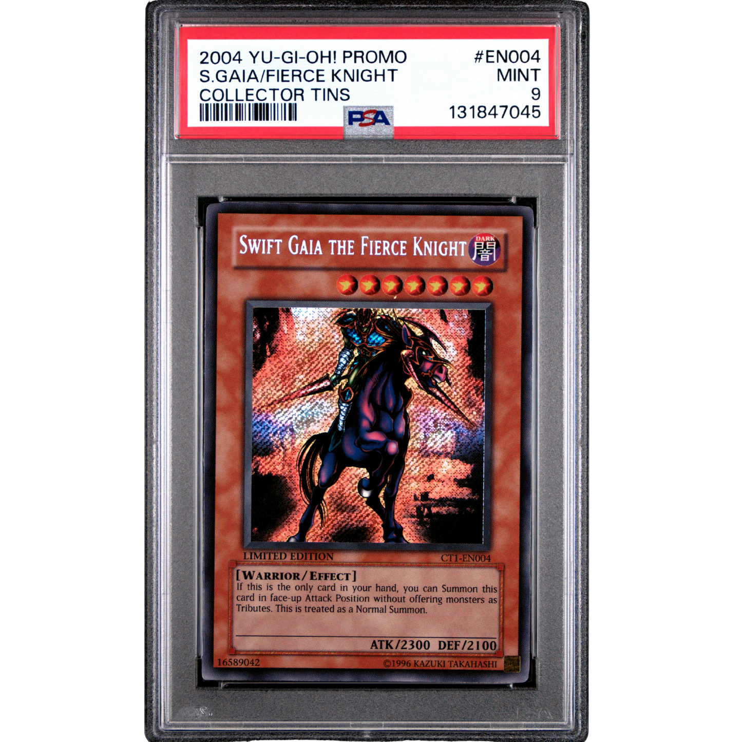 (Promo) Swift Gaia the Fierce Knight #EN004 PSA 9 Mint