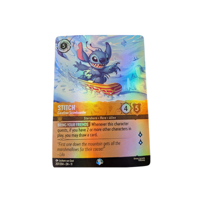 Stitch Carefree Snowboard Epic #207 NM