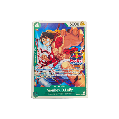 (PRB02-005) Monkey D. Luffy Redbull Double Don SR NM
