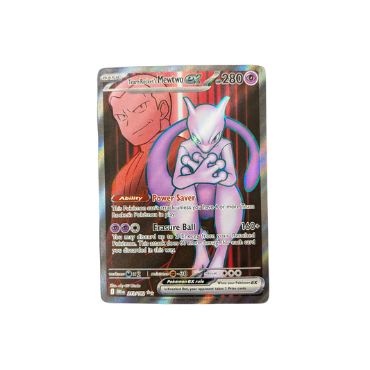 (DRI) Team Rocket's Mewtwo EX UR #213 NM
