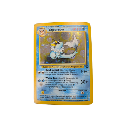 (Jungle) Vaporeon Holo Unlimited 12/64 - NM