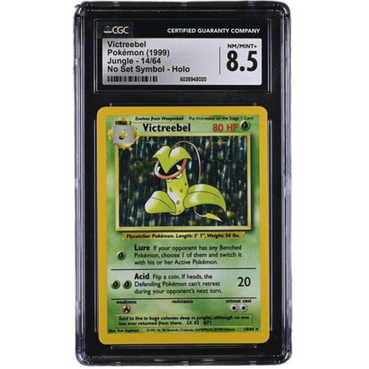 (JNG) Victreebel Holo No Set Symbol #14 CGC 8.5 NM/M+