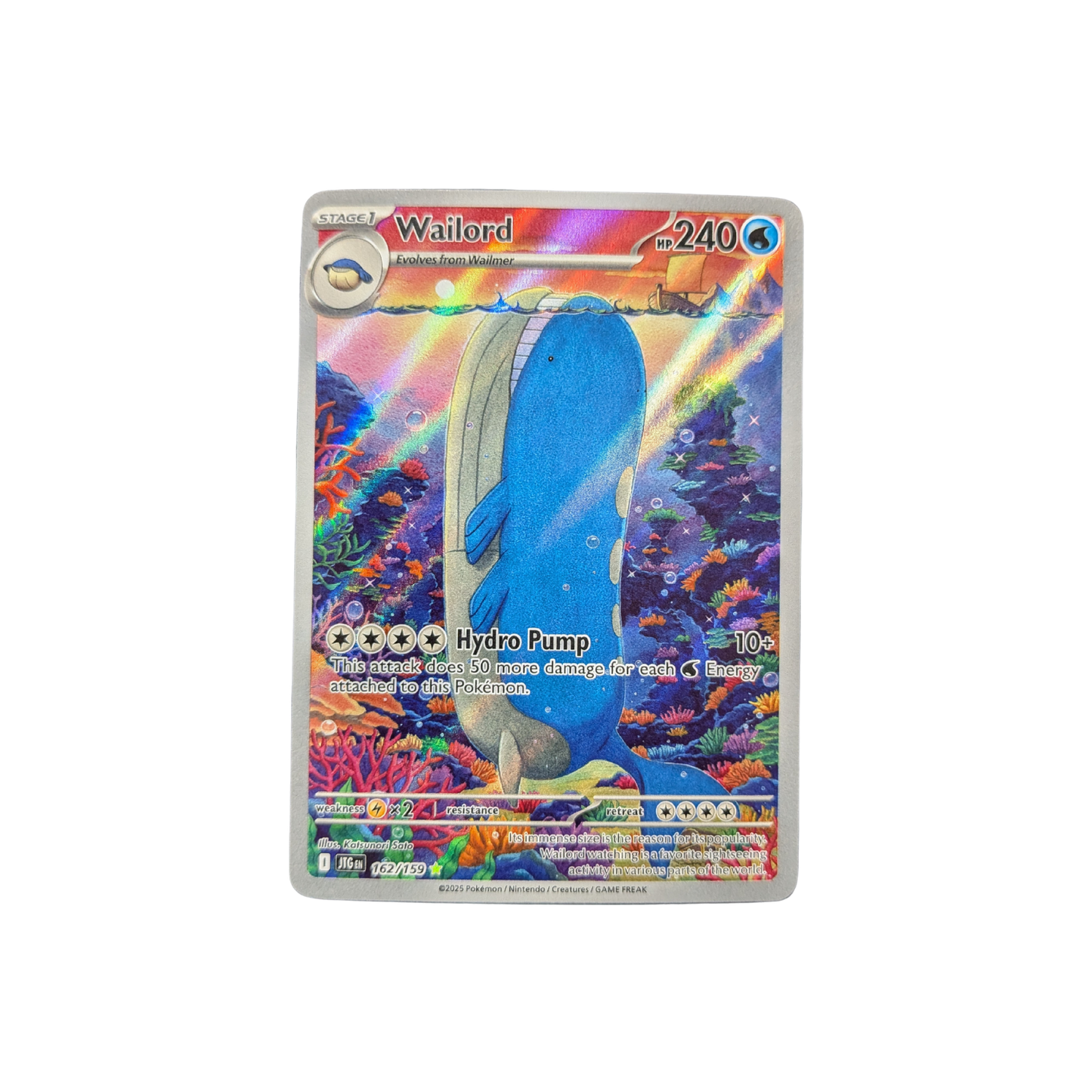 (JTG) Wailord #162 NM